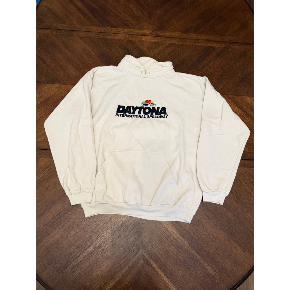 Vintage Daytona International Speedway Hoodie River Wear Racing XL USA Made